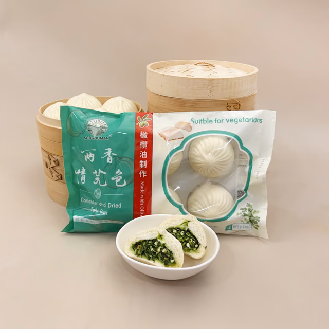 两香情芫包（香菜豆干包）橄榄油制作 包装